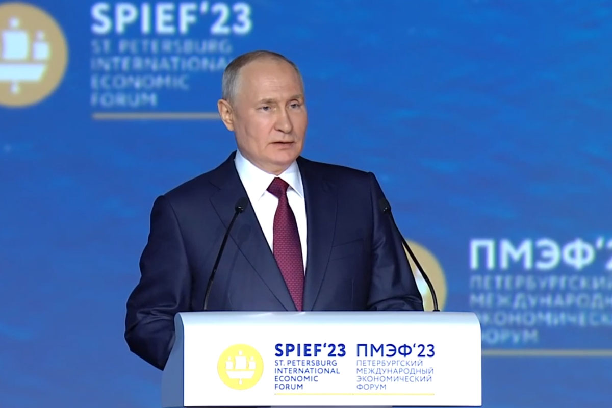 Владимир Путин выступил на ПМЭФ-2023: главное