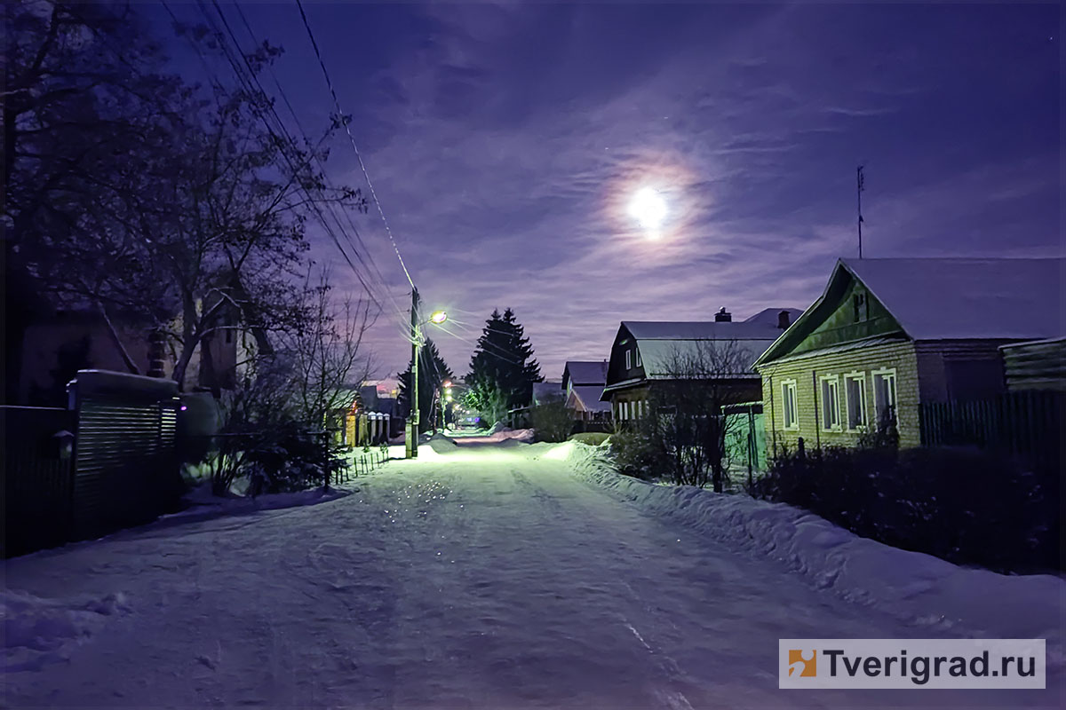 Погода в Рождественскую ночь не порадует жителей Тверской области