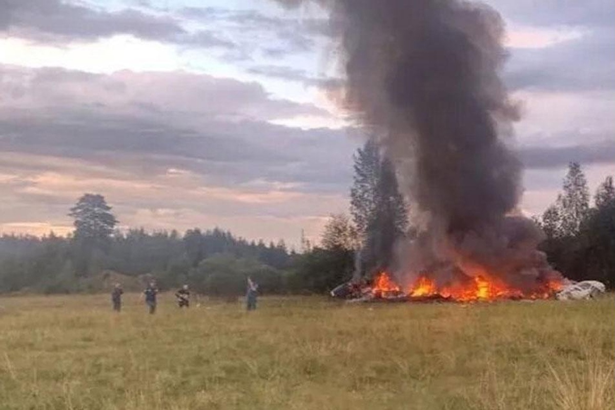 СКР: среди погибших при крушении самолёта в Тверской области был Евгений Пригожин