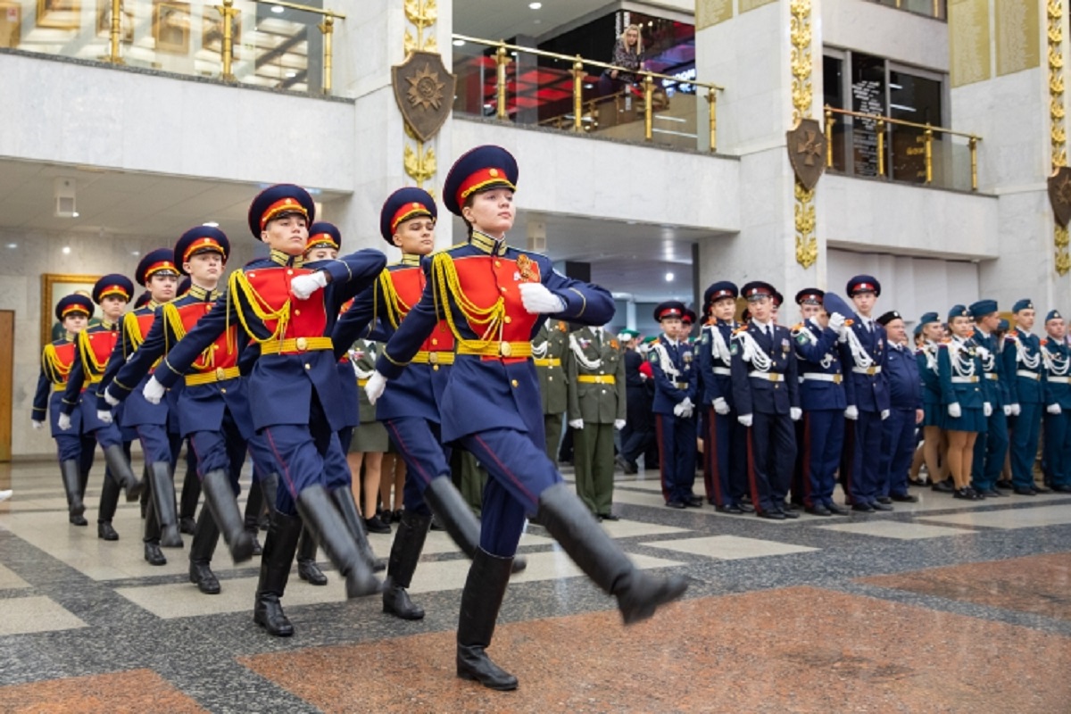 Новобранцы Преображенского полка из Тверской области приняли присягу в  Музее Победы