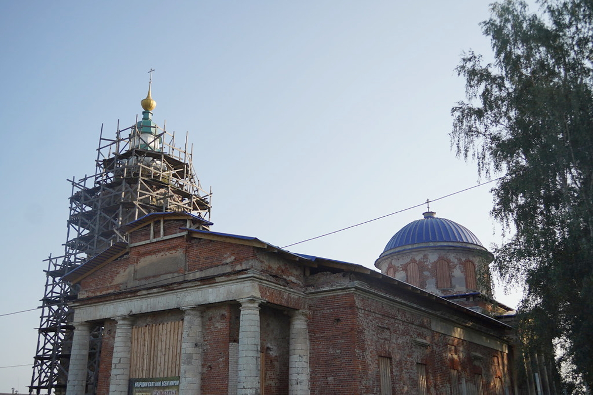 В Тверской области восстанавливают древний храм в Степурино