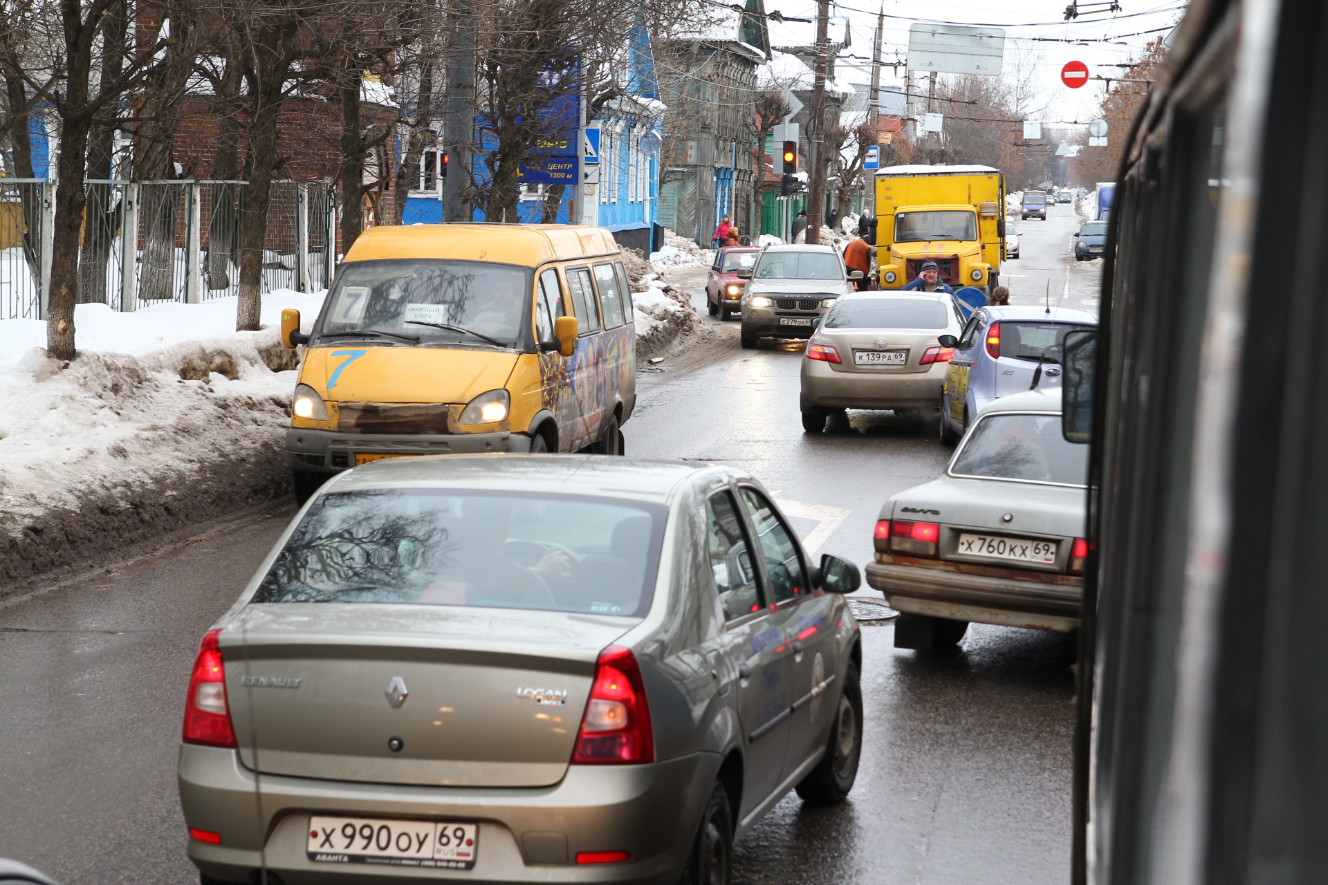 Пробки в твери сейчас на бежецком шоссе