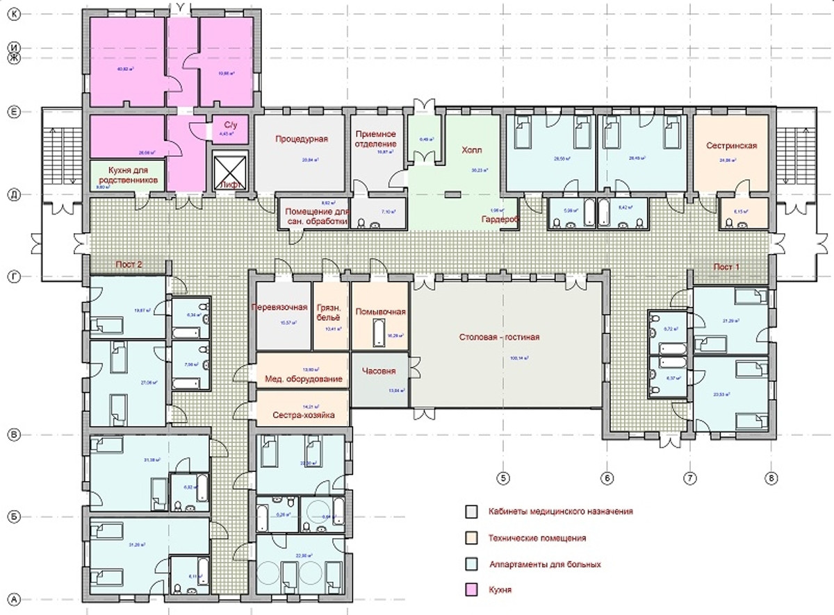 Типовой проект реабилитационного центра