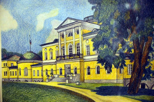 русская дворянская усадьба как архитектурный ансамбль рисунки