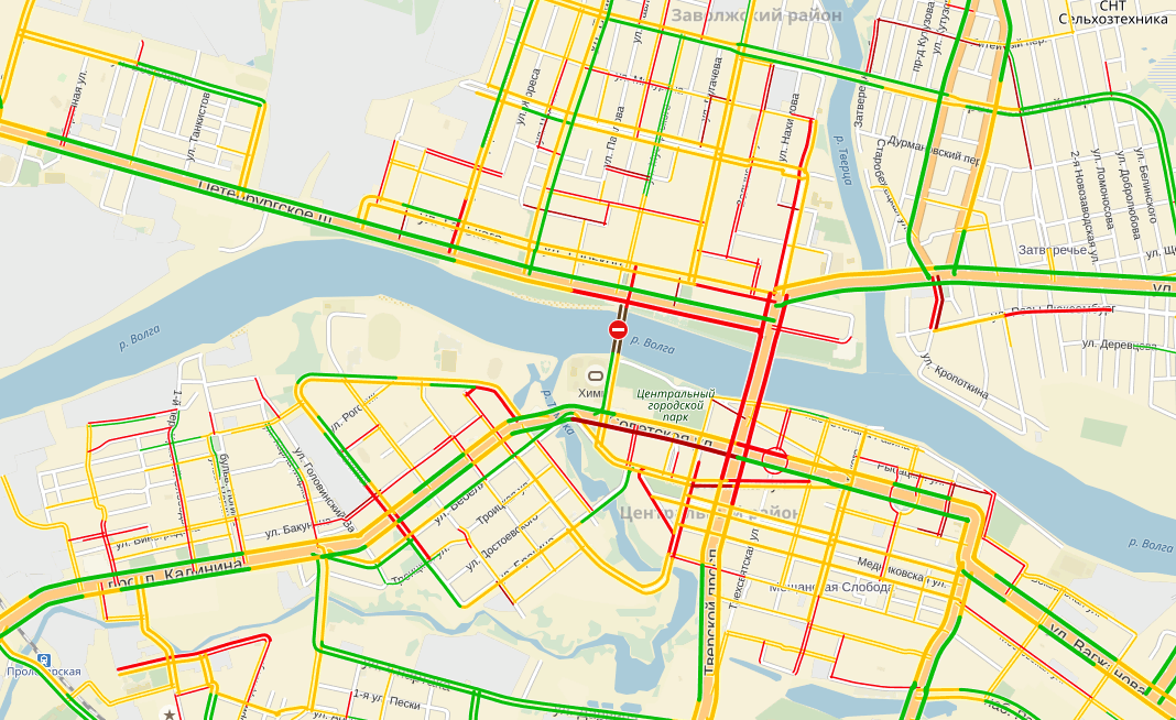 Западный мост в твери схема