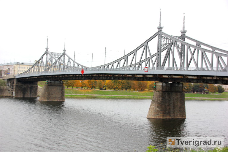 Староволжский мост в твери фото