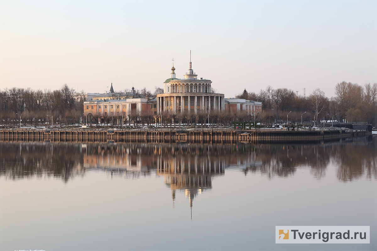 тверь, волга, весна, речной вокзал