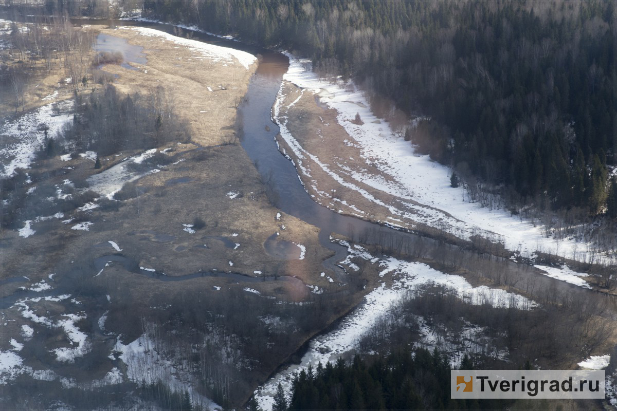 Тверская область с вертолета, авиаразведка