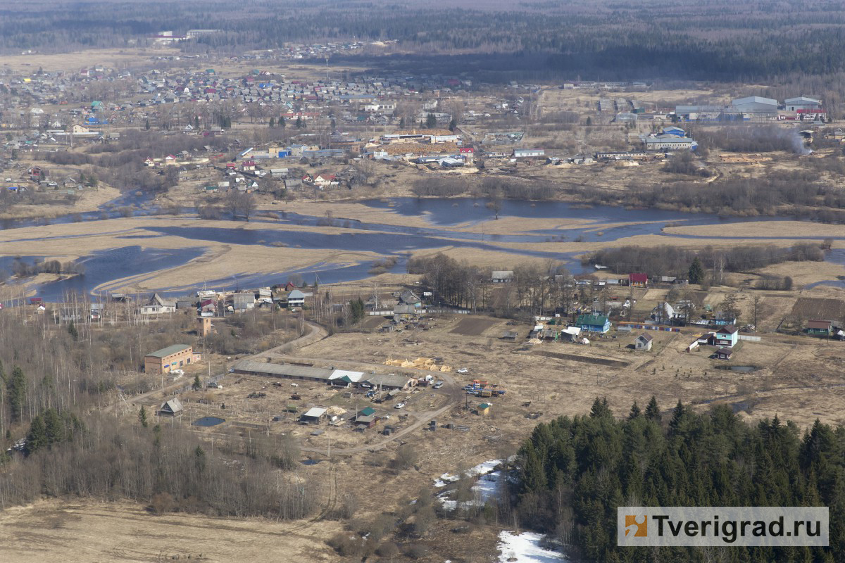 Тверская область с вертолета, авиаразведка