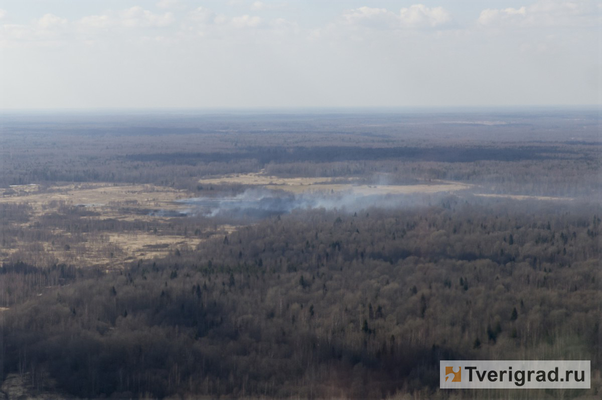 Тверская область с вертолета, авиаразведка