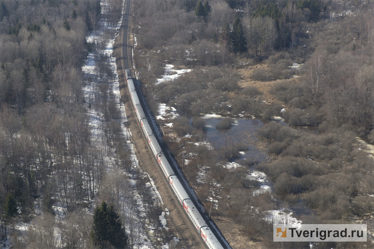 Тверская область с вертолета, авиаразведка