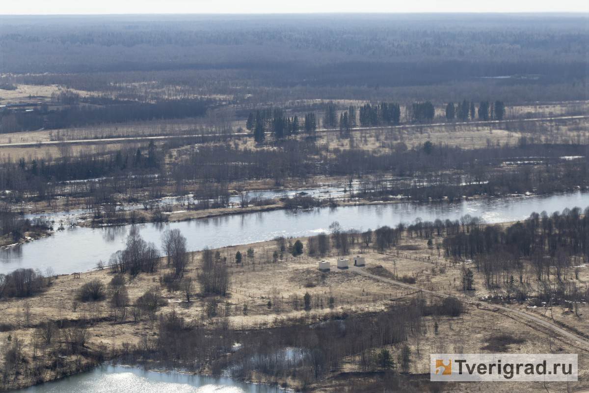 Тверская область с вертолета, авиаразведка