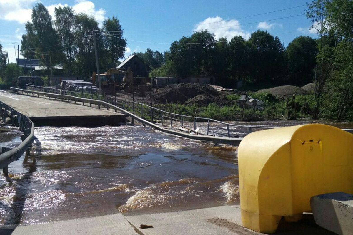 ЧП в Тверской области: из-за ливней рухнуло два железобетонных моста |  Твериград