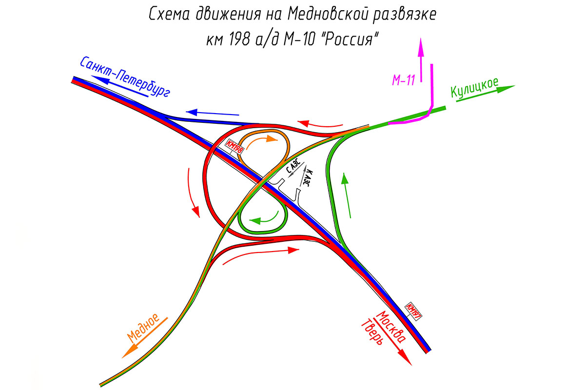 Платная ленинградка карта