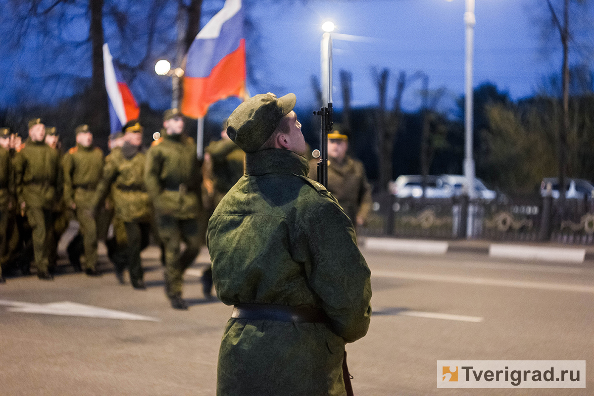 Космические войска тверь. Парад Победы Тверь.