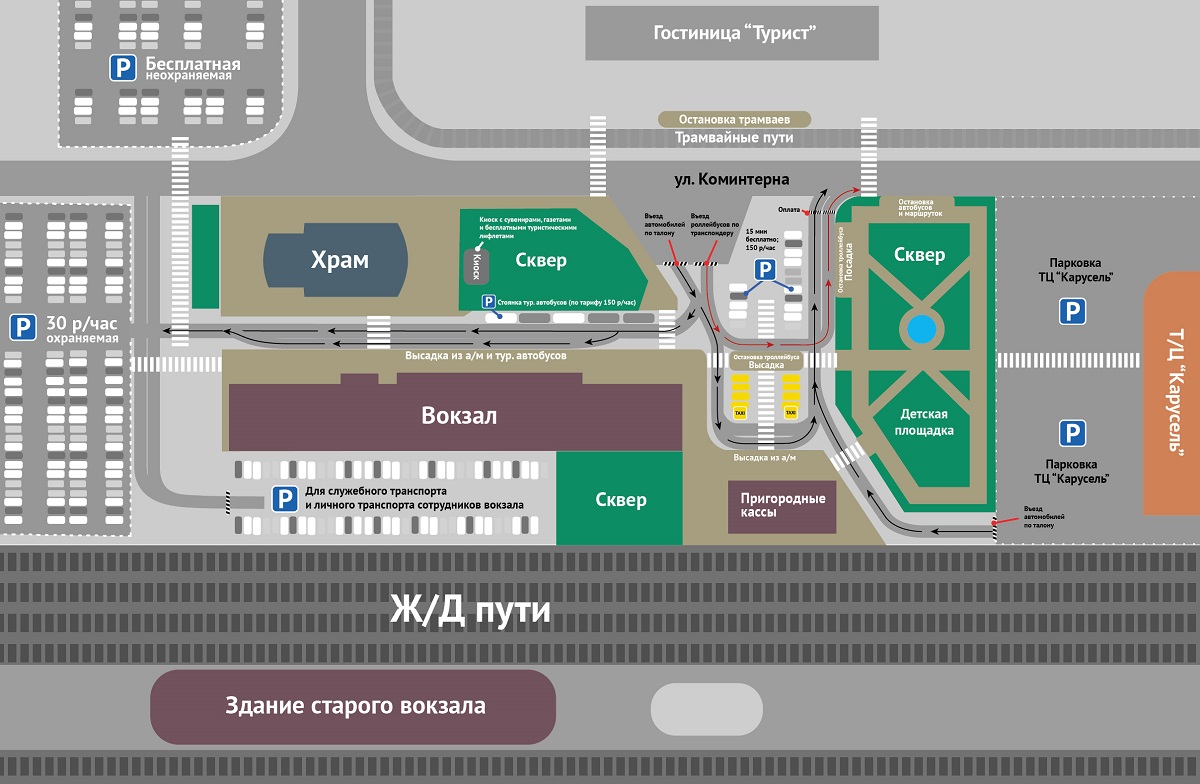 Схема центрального рынка саранск