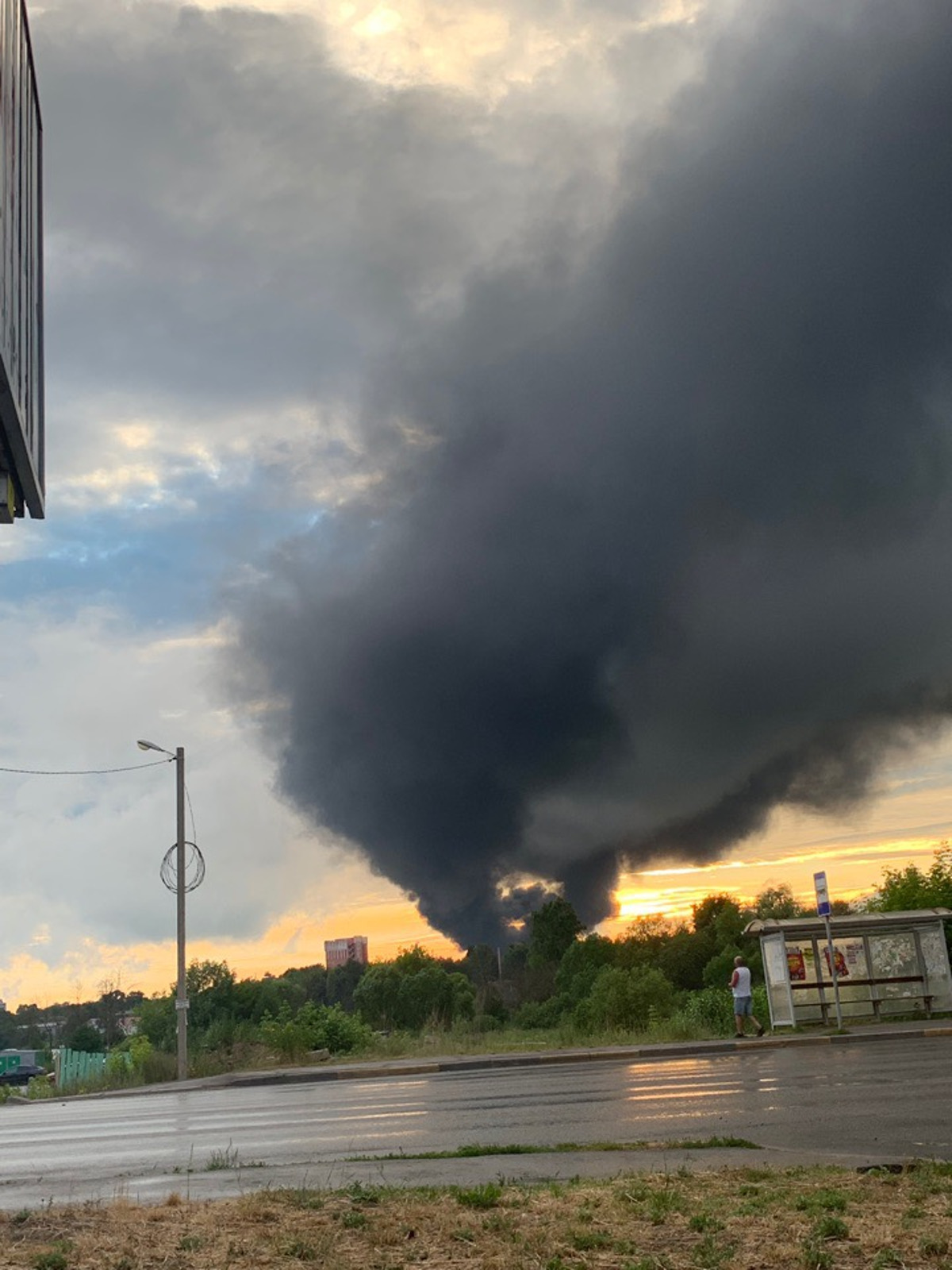 Пожар в Кимрах 22.06.2019