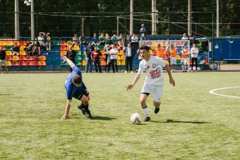 Команда «Удача Молодая Гвардия» сыграла свой первый футбольный матч