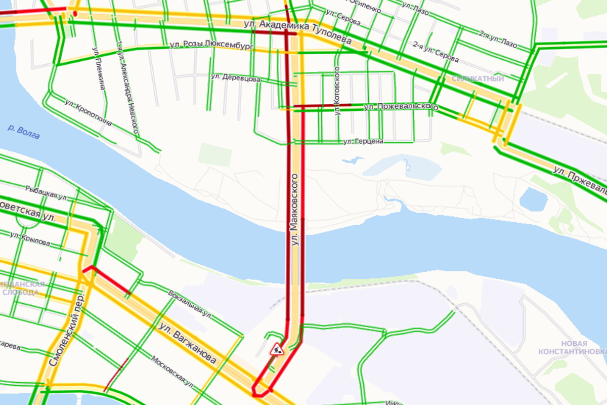 Тверь крупский мост карта