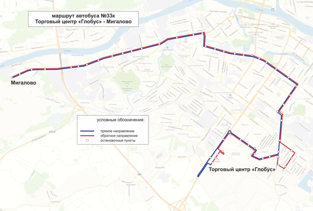 Тверь крупский мост карта