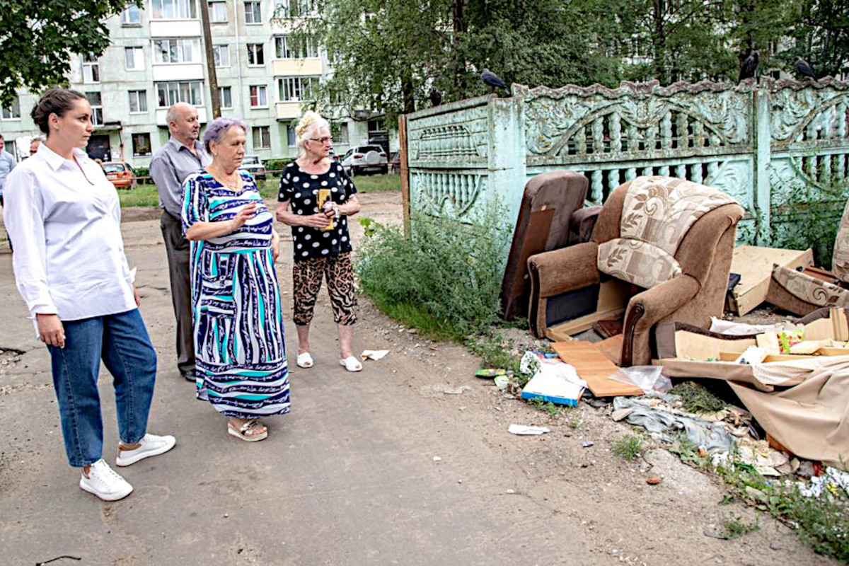 В Конаково Юлия Саранова помогла ликвидировать несанкционированные свалки |  Твериград