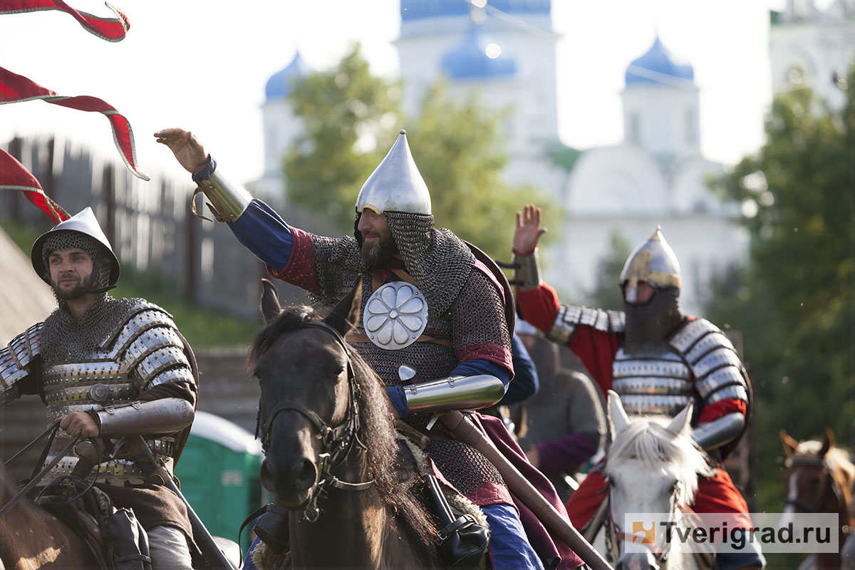 реконструкция конного похода Александра Невского в Торжке (12)