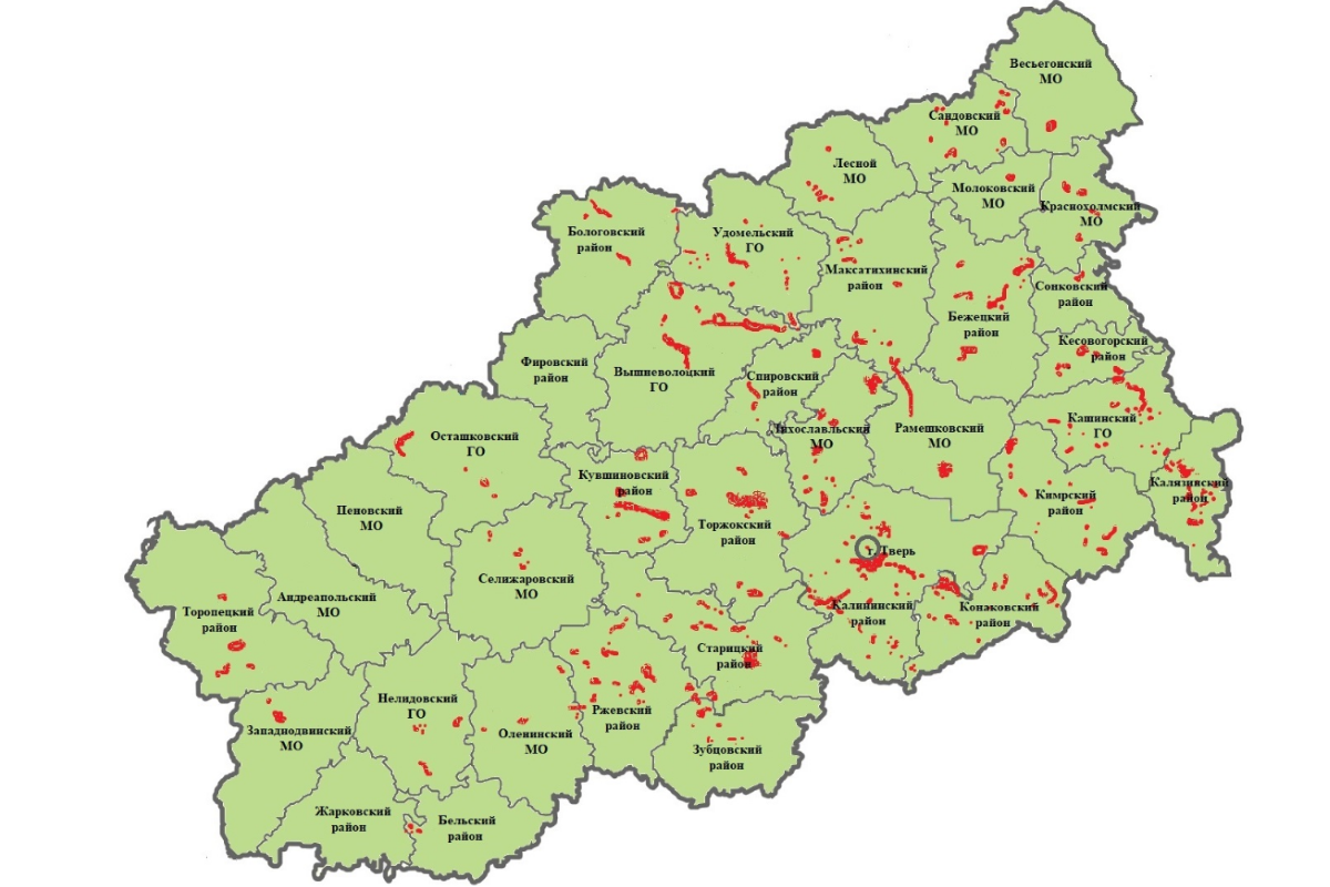 Карта борщевика ленинградской области