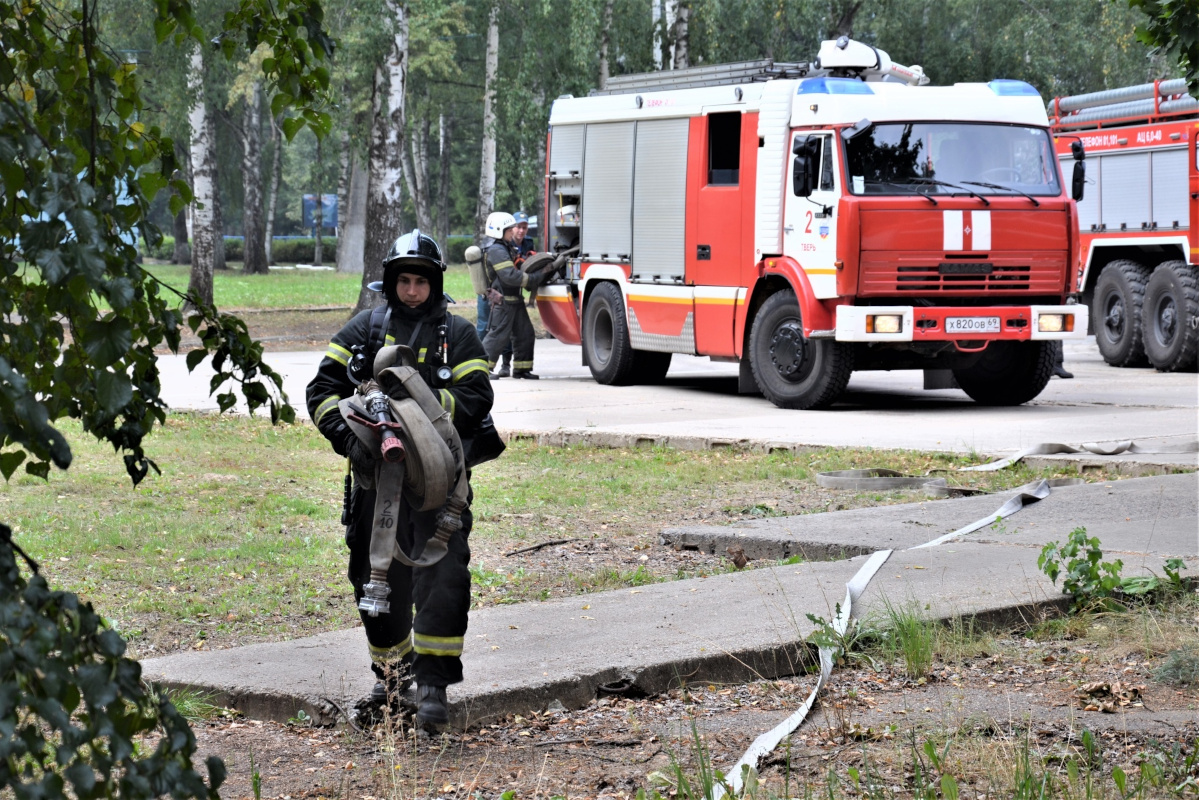 В Твери тушили «пожар» на аэродроме Мигалово | Твериград