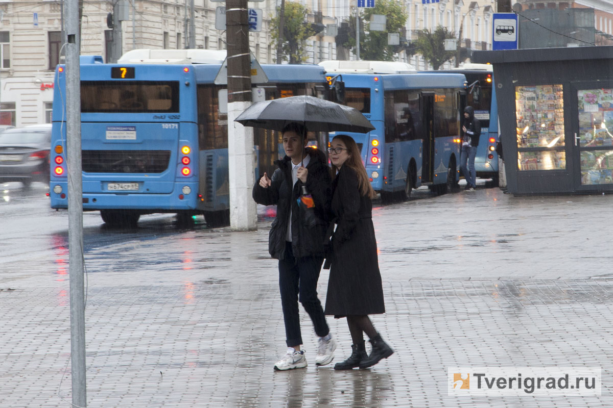 В Тверь идут ливни и похолодание | Твериград