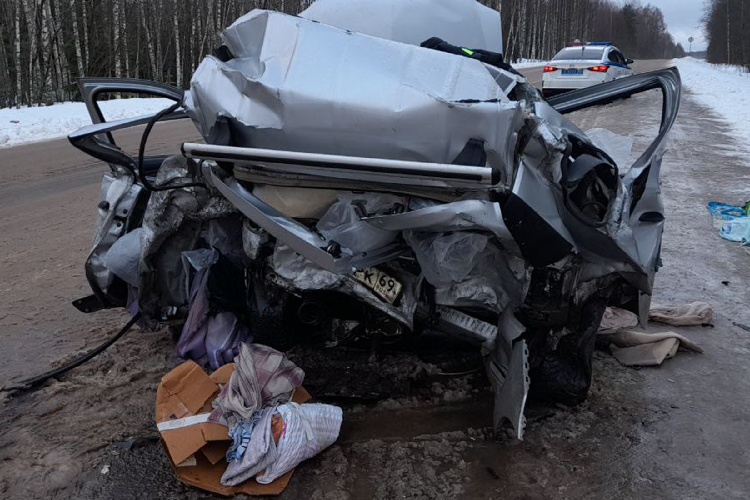 Один человек погиб и трое пострадали в жутком ДТП в Тверской области |  Твериград