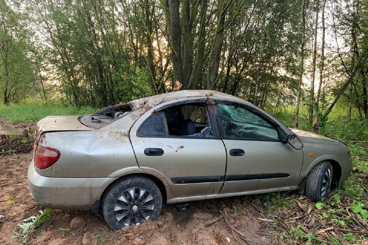 В Тверской области иномарка врезалась в дерево, двое пострадали | Твериград