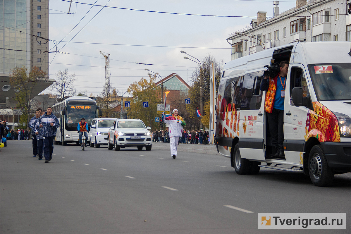 эстафета олимпийского огня в Твери (13)