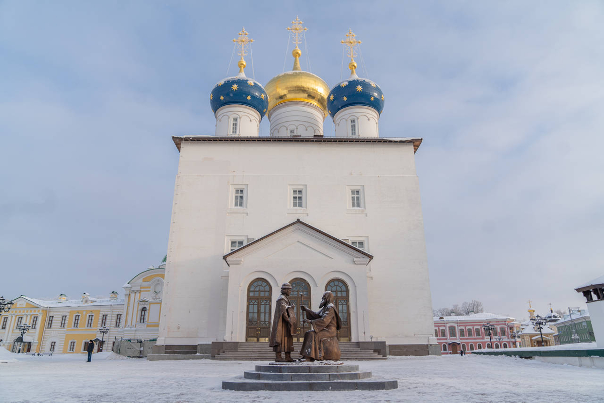 Тверь храм с синими куполами