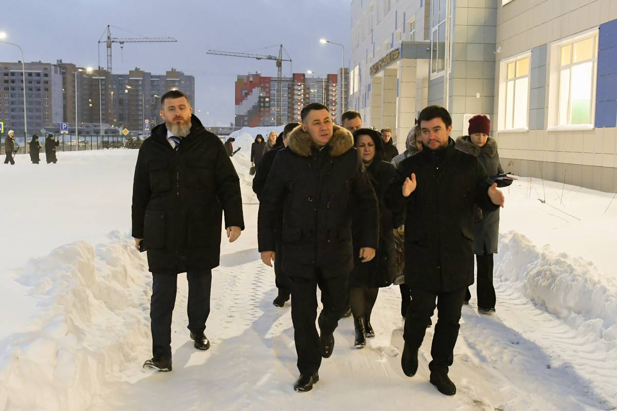 В Твери завершается строительство двух школ и детской поликлиники |  Твериград