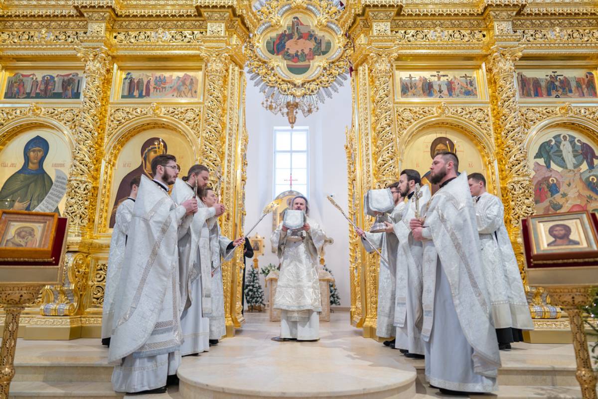 Вознесенский собор в Твери зимой