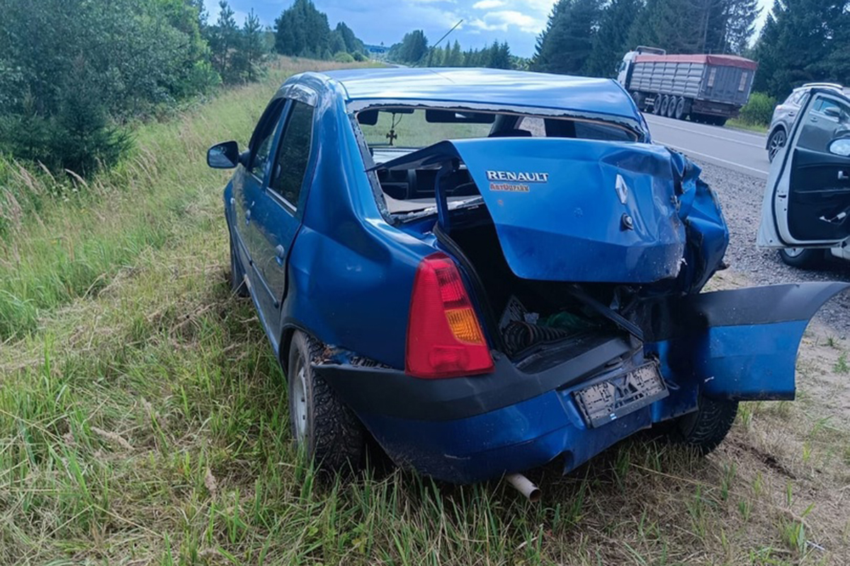 Смертельное столкновение Daewoo и Volvo под Луховицами